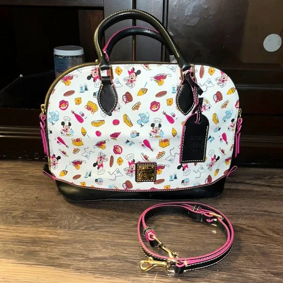 Dooney & Bourke Disney Epcot Food Festival Chef Mickey Bag Satchel Purse Disney Dooney & Bourke 2014 Epcot Chef Mickey Food & Wine  main image 3